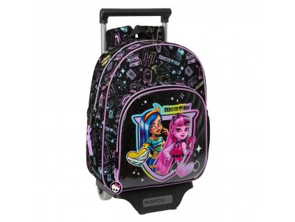 2983467 detsky batoh na kolieskach monster high cierna 28 x 34 x 10 cm