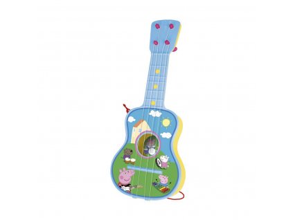 2982873 hudobna hracka reig detska gitara peppa pig modra