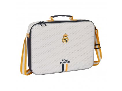 2983305 skolska taska cez rameno real madrid c f biela 38 x 28 x 6 cm