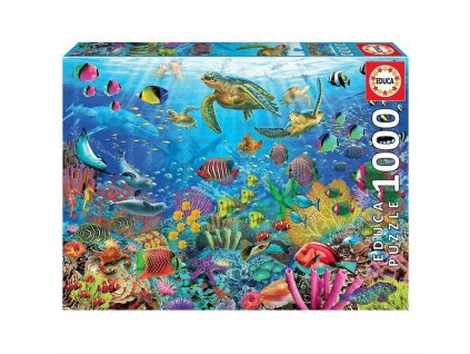 2983728 puzzle educa korytnacky v raji 1000 dielov