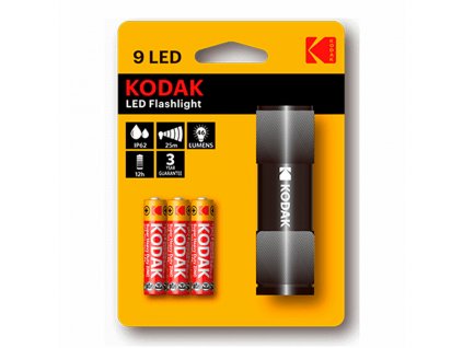 2983816 led baterka kodak 9 led cierna