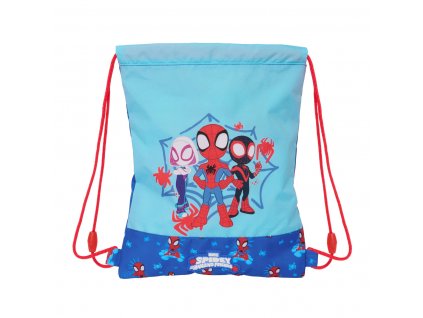 2984881 vrecko na prezuvky spidey modra 26 x 34 x 1 cm