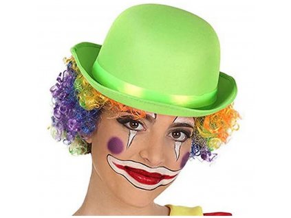 2985748 klobuk burinka ku kostymu klaun ovalny zelena