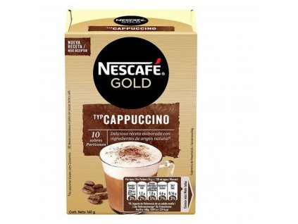 2986168 rozpustna kava nescafe gold cappuccino 10 ks