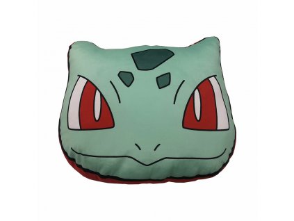 2987326 detsky dekoracny vankus pokemon bulbasaur 3d polyester zelena 40 x 40 cm