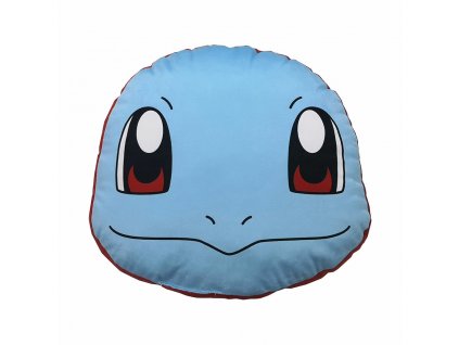 2987320 detsky dekoracny vankus pokemon squirtle 3d polyester modra 40 x 40 cm