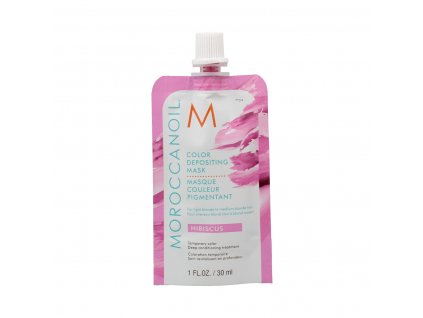 2987407 farebna maska na vlasy pre blond vlasy moroccanoil color depositing mask hibiscus ruzova 30 ml