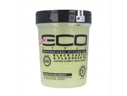 2987464 vosk eco styler styling gel cierny ricinovy olej lanovy olej vitamin e na podporu rastu vlasov 946 ml