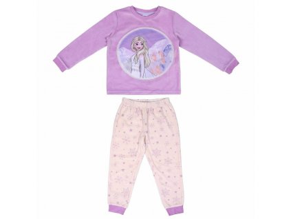 Dětské pyžamo Frozen Bavlna Polyester Fialová Vícebarevná (Velikost 7 let)