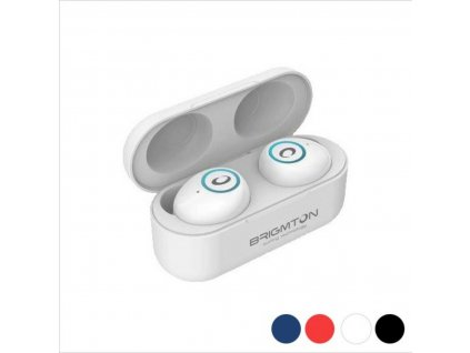 Bluetooth sluchátka s mikrofonem BRIGMTON BML-16 500 mAh (Barva Bílá)