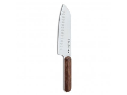 2988349 santoku noz 3 claveles oslo nerezova ocel drevo 17 5 cm