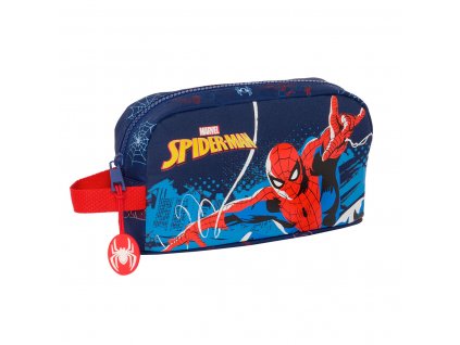 2992387 termo box na desiatu spider man neon namornicka modra 21 5 x 12 x 6 5 cm