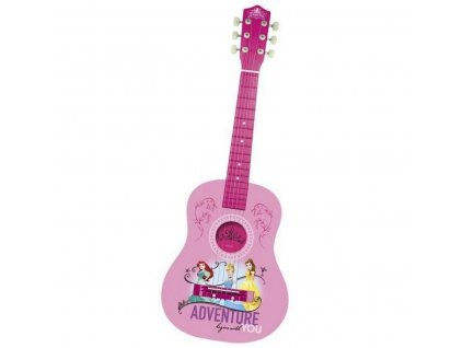 2994769 detska gitara princesses disney adventure drevo plast ruzova 75 cm