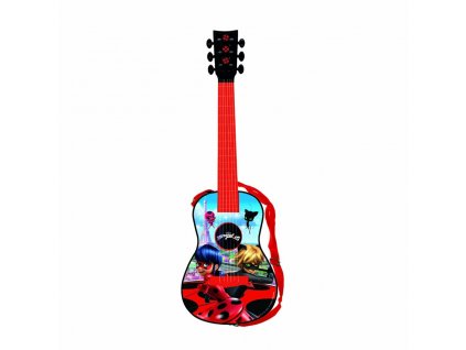 2994757 4 hudobna hracka detska gitara lady bug plast cervena 3 roky