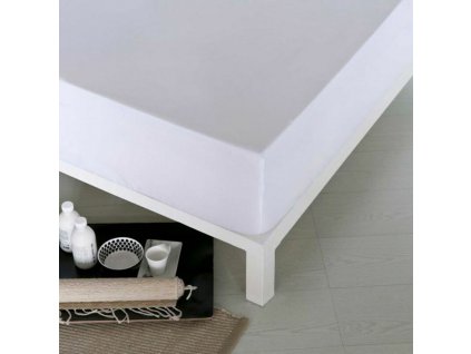 Prostěradlo Naturals Bílá (Rozměry Rozmery: Široká jednolôžková posteľ (105 x 190 cm))
