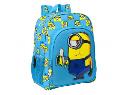 2997115 detsky batoh minions minionstatic modra 32 x 38 x 12 cm