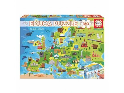 2997961 detske puzzle educa mapa europy 150 dielov