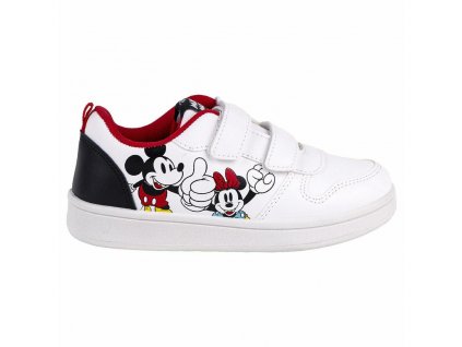 Dětské tenisky Mickey Mouse Suchý zip Bílá (Velikost nohy 25)