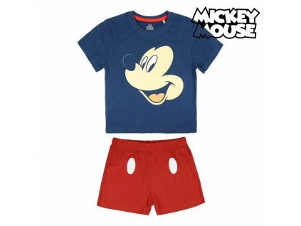 Letní dětské pyžamo Mickey Mouse 73457 Námořnická modrá (Velikost 5 let)