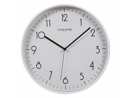 3000406 nastenne hodiny timemark biela 30 x 30 cm