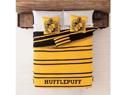 3001222 prikryvka cez postel harry potter hufflepuff house 130 x 170 cm