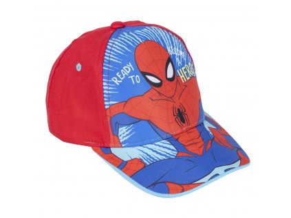 3002572 detska siltovka spider man bavlna polyester cervena 53 cm