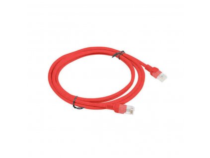 Síťový kabel UTP kategorie 6 Lanberg Červená (Rozměr 0,5 m)