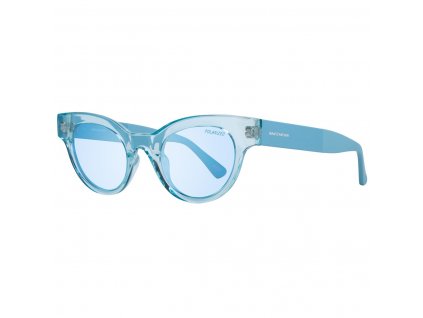 3004444 damske slnecne okuliare skechers plast polykarbonat modra 49 mm