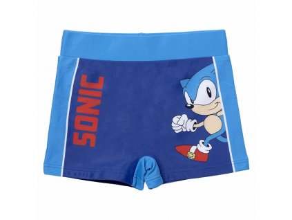 Dětské plavky Boxerky Sonic Modrá (Velikost 12 let)