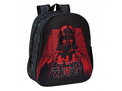 3004501 detsky batoh star wars 3d cierna 27 x 33 x 10 cm