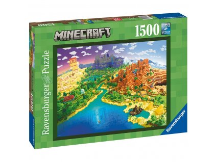3004297 ravensburger puzzle minecraft 17189 world of minecraft 1500 dielov