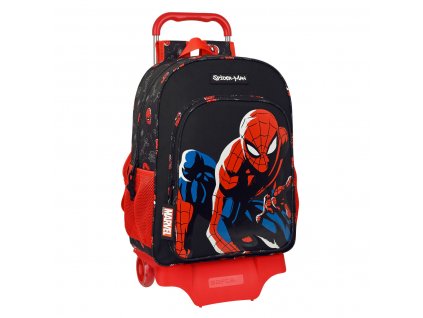 3005488 skolska taska na kolieskach spiderman hero cierna 33 x 42 x 14 cm