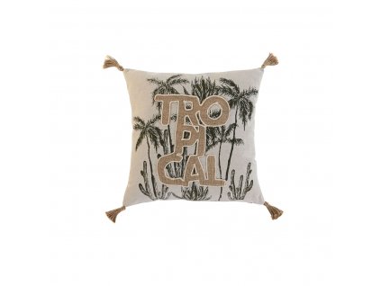 3005704 dekoracny vankus so strapcami home esprit boho tropicky bezova prirodna 45 x 45 x 5 cm