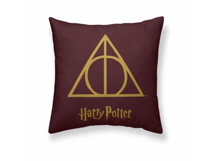 3005749 obliecka na vankus harry potter deathly hallows 50 x 50 cm