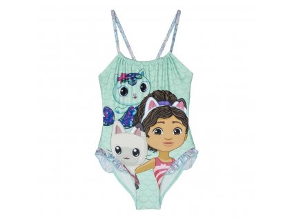 Dětské / dívčí jednodílné plavky Polyester Elastan Gabby's Dollhouse Vícebarevná (Velikost 2 roky)