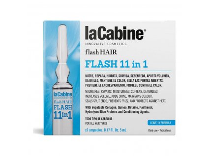 3007442 ampulky lacabine flash hair 11 in 1 7 ks