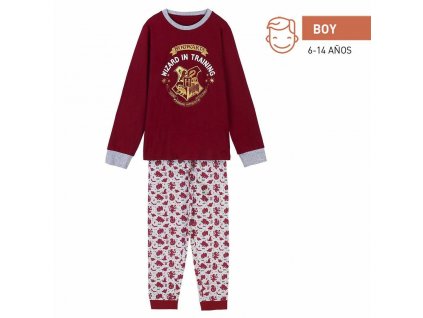 Dětské pyžamo Harry Potter Červená C17015 (Velikost 12 let)