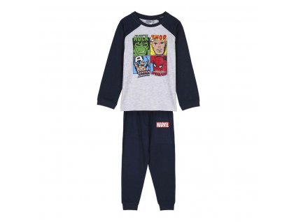 Dětské pyžamo Marvel Šedá S17023 (Velikost 7 let)