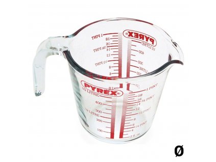 Odměrka džbán Pyrex Classic Vidrio Transparentní Sklo (Kapacita 0,5 L)