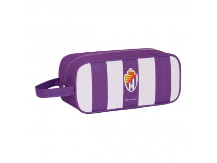 3009857 cestovna taska na topanky real valladolid c f biela purpurova 34 x 15 x 14 cm