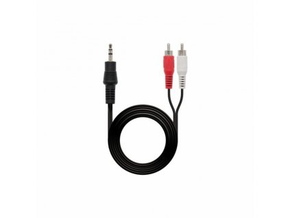 3012824 kabel audio jack na rca nanocable 10 24 0303 3 m