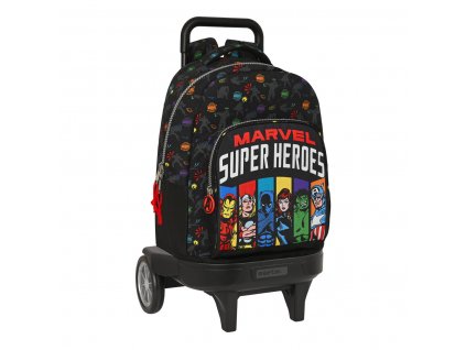 3013670 skolska taska na kolieskach the avengers super heroes cierna 33 x 45 x 22 cm 22 l