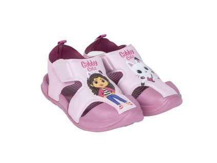 Dětské sandály s uzavřenou špičkou Gabby's Dollhouse Světle růžová Velikost nohy: 25 (Veľkosť nohy 25)