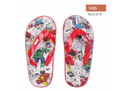 Dětské žabky Marvel Červená (Veľkosť nohy 35)