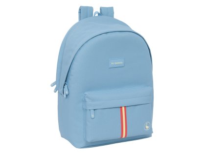 3279112 skolsky batoh s usb vystupom a s priehradkami na notebook a tablet el ganso basics modra 31 x 44 x 18 cm