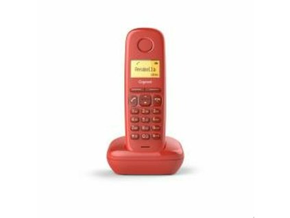3283351 bezdrotovy telefon gigaset a180 cervena