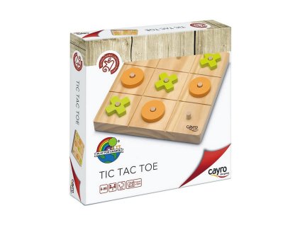3282970 hra piskvorky cayro tic tac toe drevo 20 x 20 x 4 cm