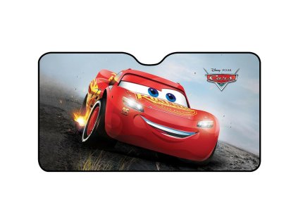 3283327 slnecna clona na celne sklo auta cars cervena 130 x 70 cm