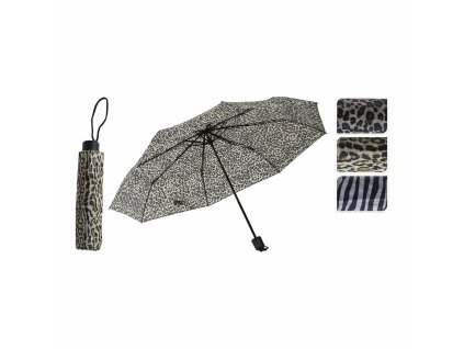 3300115 skladaci dazdnik mini zvieraci vzor 53 cm