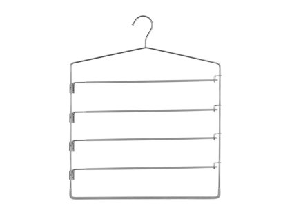 3300016 viacnasobne satnikove ramienko na nohavice 5 v 1 5five zelezo pvc striebrista 37 x 44 8 cm